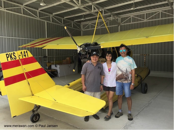Flying a seaplane in Bintan